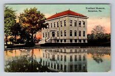 Scranton PA-Pennsylvania, Everhart Museum, Mirror Pond, Vintage c1913 Postcard picture