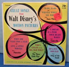 Walt Disney 1958 Record ~ “Great Songs from Walt Disney’s Motion Pictures”  picture