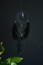 Small Black Dream Catcher with Aventurine crystal picture