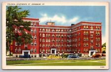 eStampsNet - Colonial Apartments, St. Johnsbury VT Postcard  picture
