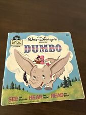 Vintage Walt Disney Story of DUMBO Read Along Book and Record 1977 #324 picture