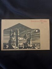 Rare 1900 GRUSS aus WORMS Dem Blumlein & C Frankfurt picture