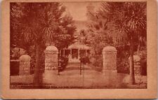Postcard Entrance to the Winchester House Home in San Jose, California picture