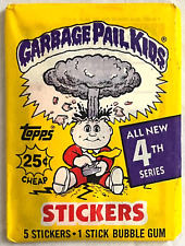 1986 Topps Garbage Pail Kids Original 4th Series 4 OS4 Card Wax Pack GPK Sealed picture