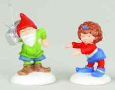 Department 56 North Pole Village Bustin A Move-Set Of 2 - Boxed 7298781 picture