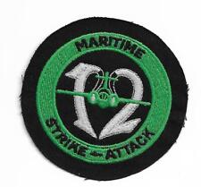 RAF 12 SQN BUCCANNER MARITME STRIKE-ATTACK 1980s era patch ROYAL AIR FORCE picture