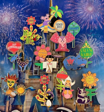 🌼 It’s A Small World COMPLETE SET 10 Pins: It's A Small World Goodbye Pin Set picture