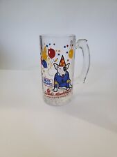 Vintage 1987 Spuds MacKenzie The Original Party Animal Bud Light Glass Beer Mug  picture