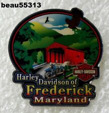 ⭐H-D OF FREDERICK MARYLAND HARLEY DAVIDSON DEALER VEST JACKET PIN picture