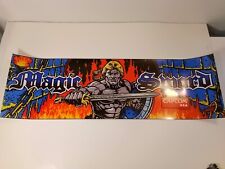 arcade marquee Magic Sword By Capcom Reproduction?  picture