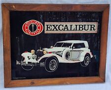 Vintage Excalibur Carnival Mirror Gold Flake Glass Graphic Creations Inc 18 x 14 picture