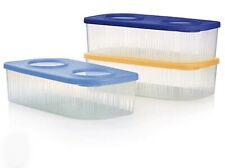 Tupperware FRESH ‘N COOL Set of 3 Medium Containers Rectangle BRAND NEW picture