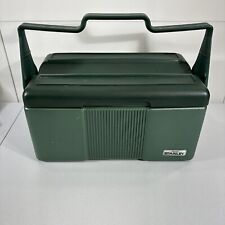 STANLEY ALADDIN Vintage Lunch Box Cooler Green W/O Thermos Excellent Condition picture