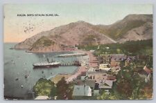 1915 Avalon, Santa Catalina Island California Antique Postcard Steamship Steamer picture