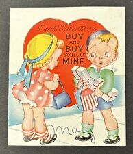 Vintage Buy & Buy You’ll Be Mine Valentine’s Card picture