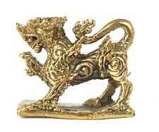 Thai Amulet Singha Lion Protection Talisman Magic Miniature Money Powerful Luck picture