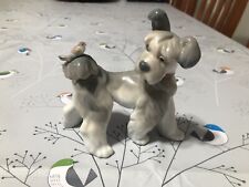 Lladro Unexpected Visit Excellent Condition Dog And Bird picture