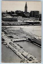 Cleveland Ohio OH Postcard Aerial View Of Captain Frank's Sea Food House c1960s picture