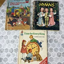Lot of 3 Vintage Childrens Books Golden-Disney-Elf Books picture