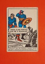 1966 Donruss Marvel Super Heroes #6 Captain America - 1st Spider-Man on Back picture