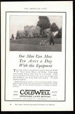 1926 Coldwell Lawn Mowers Model L Newburgh, NY Vintage magazine photo print ad 2 picture