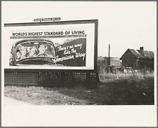 Old 8X10 Photo, 1930's patriotic Sign, Birmingham, Alabama 58235163 picture