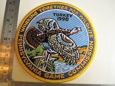 1998 Pennsylvania Game Commission TURKEY Hunting Related Patch BIS picture