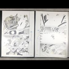 Bleach EX Exhibition Vol 1 Ichigo & Fishbone Manga Manuscript Duplicate Page Set picture