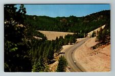 Carson City CA-California, Aerial View US 50, Scenic Vintage Postcard picture