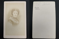 Vintage Rosine Bloch Business Card, CDV. Rosine Bloch (June 4, 1842 in Paris - picture