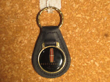 Vintage Lincoln CONTINENTAL Key Ring Key Chain black with red and gold picture