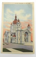 Vintage St. Paul Cathedral Church Saint Paul Minnesota Postcard (A49) picture