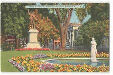 Postcard 1954 Perry Monument, Washington Square, Newport, R.I., VTG ME3. picture