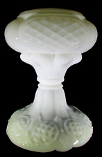 Antique Massive Opaque White Glass PRINCE EDWARD Oil Kerosene Lamp THURO 1, 279G picture
