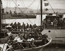 1940 WW2 EVACUATION FROM DUNKIRK Photo  (193-y) picture