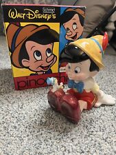 NIB New Schmid Disney Pinocchio & Jiminy Cricket Music Box Figurine  8