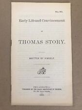 ORIGINAL TRACT: Life of Thomas Story, Society of Friends 1889 Pamphlet (Quakers) picture