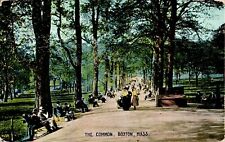 The Common, Boston, Massachusetts MA 1912 Postcard picture