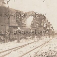 Vintage 1920s RPPC Rock Island Lines Wreck Wrecking Crane No 95007 Postcard picture