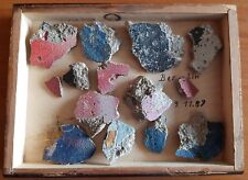 14 Unique Genuine Pieces of The Berlin Wall Mounted in Handmad Display Frame picture
