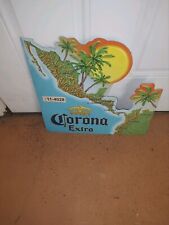 Shaped Like The Country Of Mexico Corona extra metal sign picture