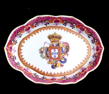 Portugal Palacio Nacional Queluz Porcelain Armorial Dish Pedro III Service picture