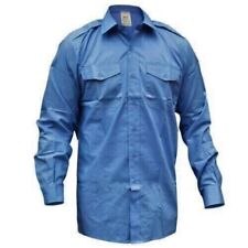 RAF Working Shirt Long Sleeve British Air Force Blue / Blue Grey Colour Grade 1 picture
