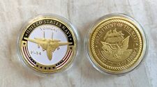 F-14 Tomcat Challenge Coin United States Navy USN 40mm picture