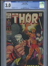 Thor #165 1969 CGC 3.0 (1st Full App of Him) picture