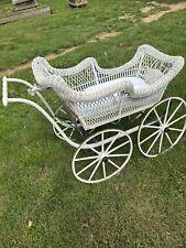 Late 18th- Early 19th Century Wicker Baby Carriage “Pram” picture