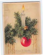 Postcard Fröhliche Weihnachten with Christmas Art Print picture