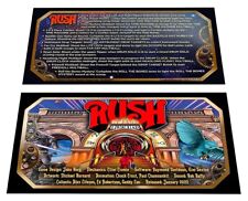 Stern Rush Premium Pinball Custom Apron Information and Instruction Cards picture
