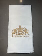 A1 NWOT Buckingham Palace The Royal Collection Embroidered White Tea Towel picture