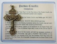 Pardon Crucifix Cross Bronze Finish 2 1/4